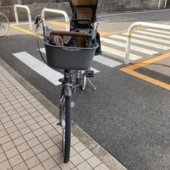 ママチャリ！チャイルドシート付きの画像