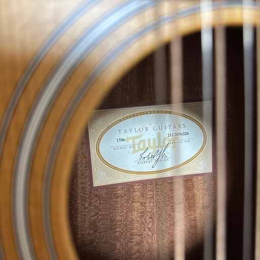 3月中　Taylor 150e 12弦
