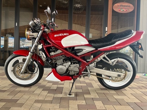 SUZUKI バンディット250 GJ77A 後期型　オールペイント　社外アンダーカウル　白ホイール　油脂類・消耗品交換　フロントフォークOH済み