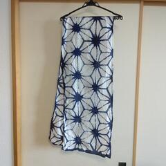 美品　絞り　ストール　マフラー　ショール