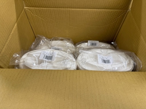 【新品・未使用】TAKE PACK オーバルディッシュホワイト300個