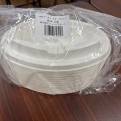 【新品・未使用】TAKE PACK オーバルディッシュホワイト300個の画像
