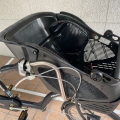 非電動自転車　前後チャイルドシート付きの画像