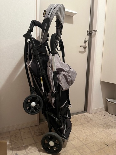 縦型ベビーカー 2人乗りベビーカー 双子用 背面タイプ 折りたたみ可能