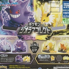ポケモンジオラマコレクト サンダース→ゲンガー