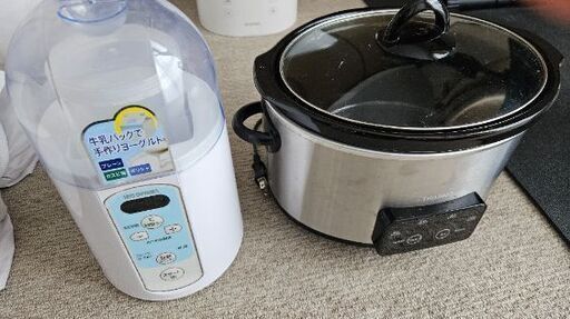 低温調理器、ヨーグルトメーカー