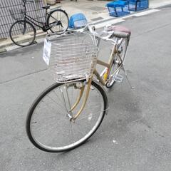 ゴールド・スポーツタイプ自転車の画像