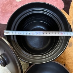 炊飯用土鍋4合炊き（二 重蓋）万古焼の画像