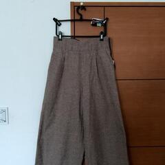 ハイウエスト　キュロット　冬物の画像