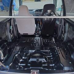 総額35.8万円 ダイハツ ミラ TAスペシャル(2名構造変更済み)

車検2年取得後渡！5速MT！

機関良好！貨物車登録！

社外マフラー！社外ボンネット！

社外ミラー！社外リアスポイラー！

運転席社外シート！

ドンガラ仕様！の画像