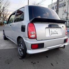 総額35.8万円 ダイハツ ミラ TAスペシャル(2名構造変更済み)

車検2年取得後渡！5速MT！

機関良好！貨物車登録！

社外マフラー！社外ボンネット！

社外ミラー！社外リアスポイラー！

運転席社外シート！

ドンガラ仕様！の画像