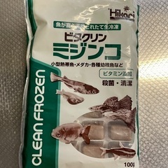 冷凍ミジンコ　残24キューブ