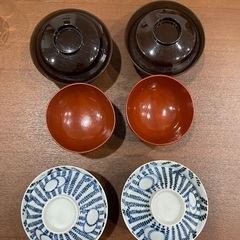茶碗、丼ぶり茶碗、ラーメン碗（中古品）
