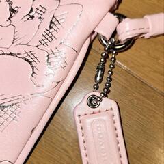 COACH　コインケース　ピンクの画像