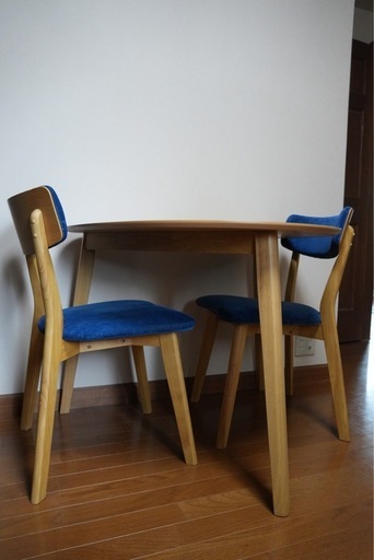 関家具　ピングーテーブルとチェア2脚 3点セット