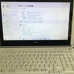 NEC LaVie LS350RSW  値下げしましたの画像