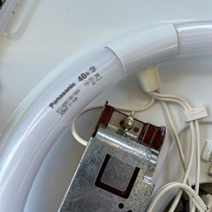 照明器具　蛍光灯　丸型40W 中古　National　の画像
