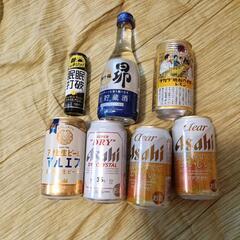 ビール、日本酒などお酒6点と眠眠打破1本