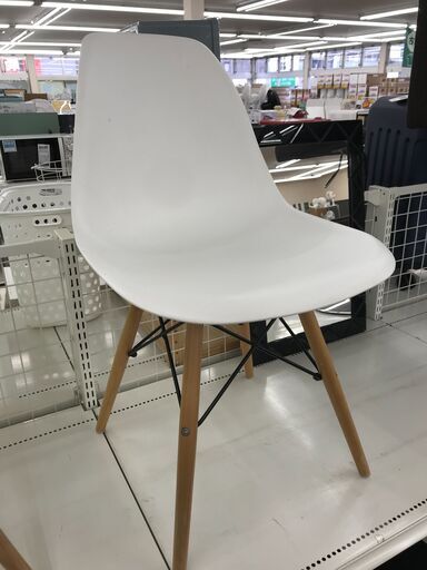 ★ジモティ割あり★  チェア ホワイト クリーニング済み KJ8949