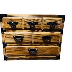 木製　小物収納ケース 29 x 23.5 x 21cmの画像