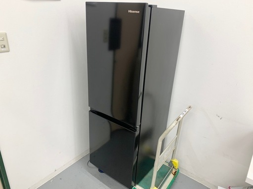 【中古品】2024年製 Hisense ハイセンス ノンフロン冷凍冷蔵庫 HR-D1701B 175L 右開き ブラック
