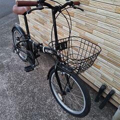 中古自転車 6段変速 20インチ 折り畳み 軽整備済み 防犯登録対応 町田市 相模原市 MM660の画像