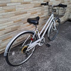 中古自転車 6段変速 26インチ LEDオートライト 軽整備済み 防犯登録 