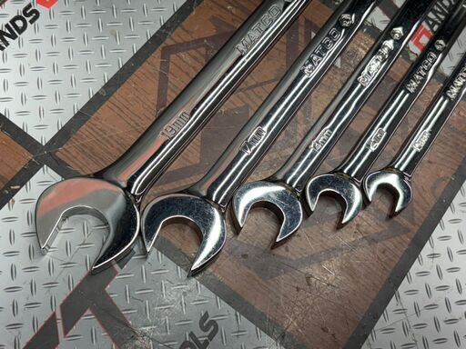 【中古】マトコツールズ MATOCOTOOLS MCL10M2～MCL19M2 コンビレンチ 5点セット