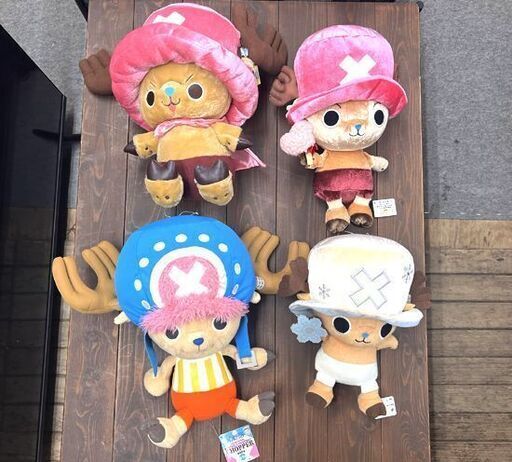 現状品 ワンピース チョッパー ぬいぐるみ まとめて 手袋 帽子 まとめ売り ONE PIECE ☆札幌市 白石店