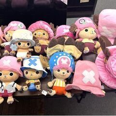 現状品 ワンピース チョッパー ぬいぐるみ まとめて 手袋 帽子...