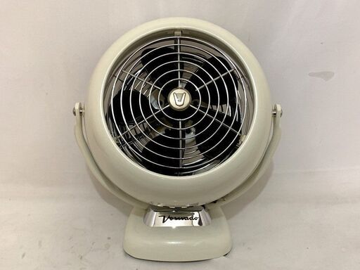 VORNADO ボルネード サーキュレーター VFAN2-JP 扇風機 金属製 クラシックデザイン カラー: クリーム 稼働品