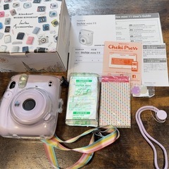 instax mini1チェキ カメラ 本体ライトパープル　説明...