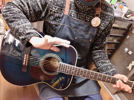 ❤️弦高調整済！「Lumber アコースティックギター LF3/BLS ブルー」