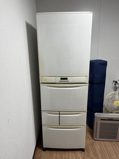 東芝 5ドア冷蔵庫 GR-NF425N(H)2004年製