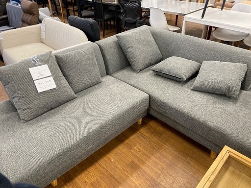 コーナーソファー　ファブリック　展示会サンプル品