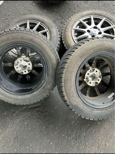 TIRO 14×5,5J 19年グッドイヤー165/70R14スタッドレス　４本