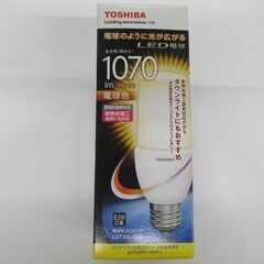 LED電球　電球形LEDランプ　LDT10L-G/S　TOSHIBA　1070ルーメン　E26口金