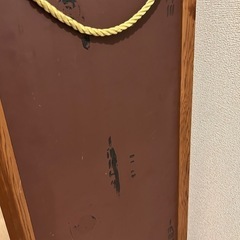 木の全身鏡　壁掛け鏡　アンティークの画像