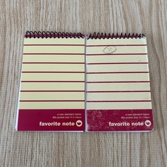 リングメモ帳　２冊