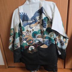 ②七五三 男の子 袴 着物 鷹 の画像