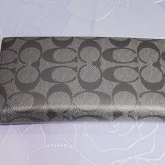 COACH長財布 二つ折りシグネチャー長財布 F74599 ブラック メンズ長財布 アウトレットの画像