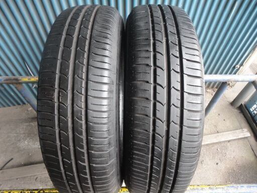 グッドイヤー　EfficientGrip EcoHybrid EG01　155/65R14　2本　9分溝　程度良好！