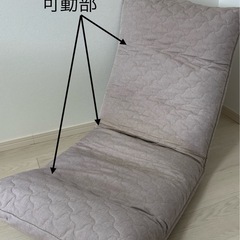 リクライニング座椅子の画像