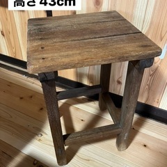 レトロ★図工室のイスっぽいスツール