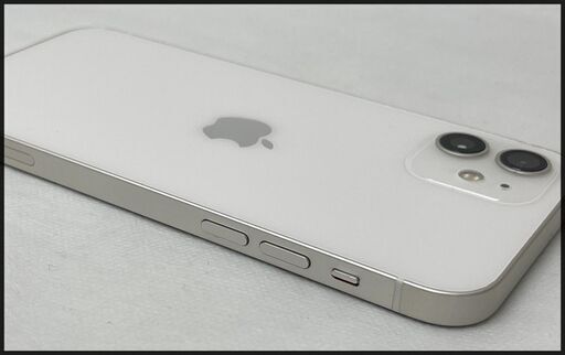 中古 SIMフリー iPhone12 128GB ホワイト MGHV3J/A バッテリー状態78% 修理表示あり