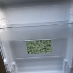 SHARP 2017年 2ドア 冷蔵庫の画像
