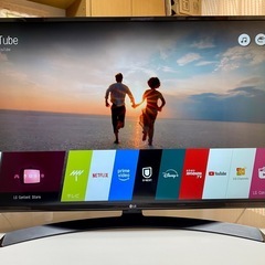 LG 4Kパネル,Wi-Fi対応 アプリ多数搭載 43インチ液晶テレビ 43UJ630Aの画像