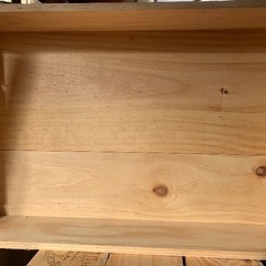 フランスワイン木箱　6本用　蓋無し枠無しの画像