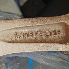 スタッドレスタイヤ4本 2023年23週製 9分山ブリザックDM-V3 美品！　ポルシェ純正ホイール付きですの画像