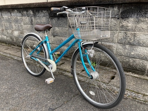 【26インチ自転車】LEDオートライト付　内装3段変速　リヤタイヤ新品❗️若林自転車　膳所店　SALE中❗️
